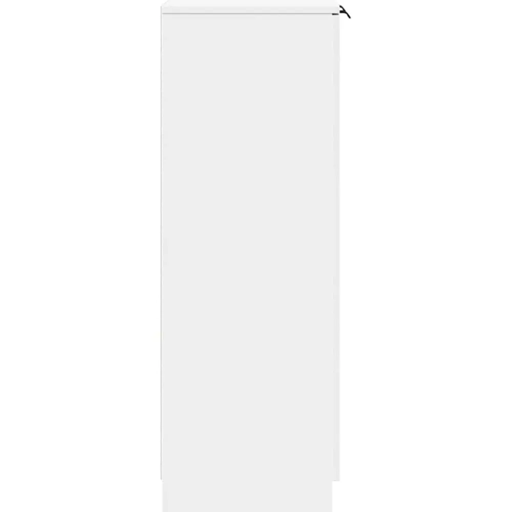 vidaXL Zapatero de madera contrachapada 59x35x100,5 cm Blanco Discount