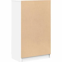 vidaXL Zapatero de madera contrachapada 59x35x100,5 cm Blanco Discount
