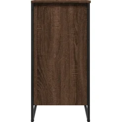 vidaXL Productos Del Hogar-Zapatero de madera de ingeniería marrón roble 80x38x78 cm