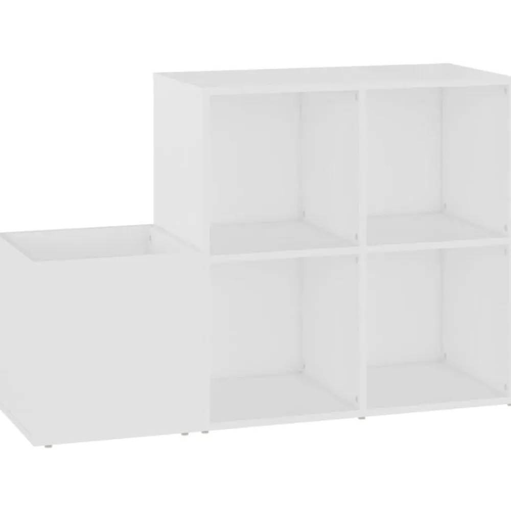 vidaXL Productos Del Hogar-Zapatero de recibidor madera contrachapada 105x35,5x70cm