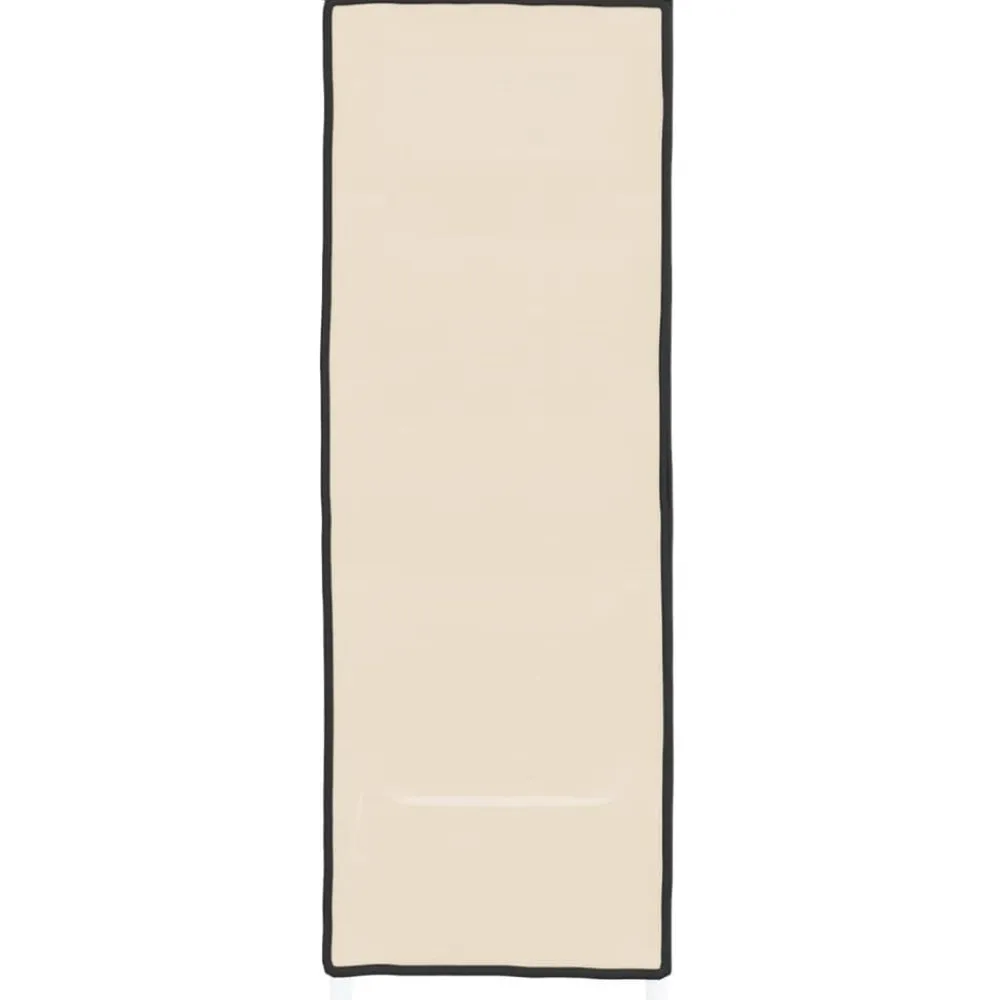 vidaXL Zapatero de tela 60x28x90 cm Crema Best