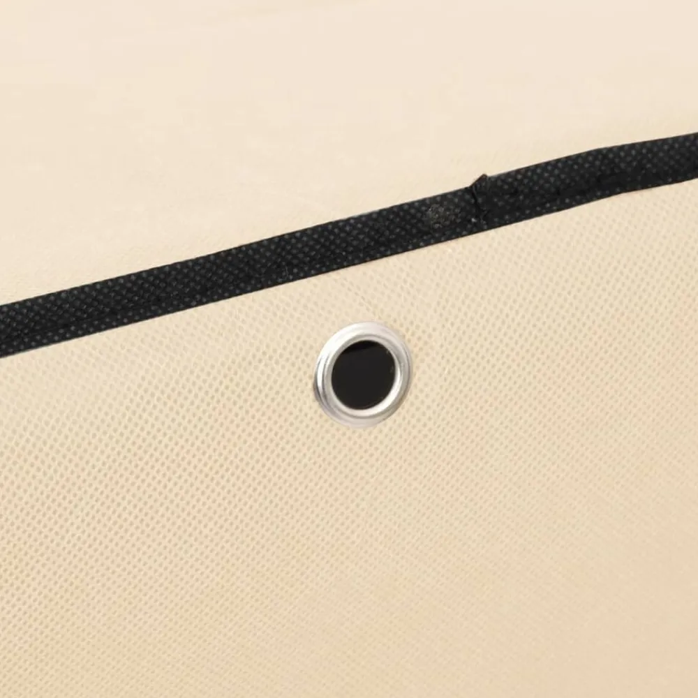 vidaXL Zapatero de tela 60x28x90 cm Crema Best