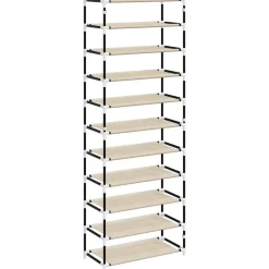 vidaXL Productos Del Hogar-Zapatero de tela 60x30x166 cm