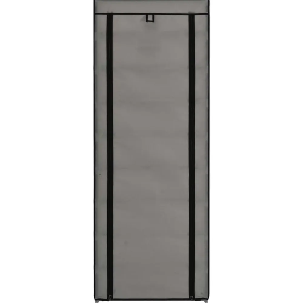 vidaXL Productos Del Hogar-Zapatero de tela con funda 57x29x162 cm