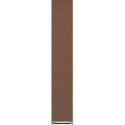 vidaXL Zapatero de tela con cubierta marrón 57x29x162 cm Marr&oacute;n Discount
