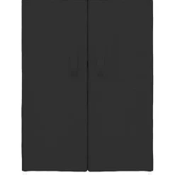 vidaXL Zapatero de tela 60x28x90 cm Negro New