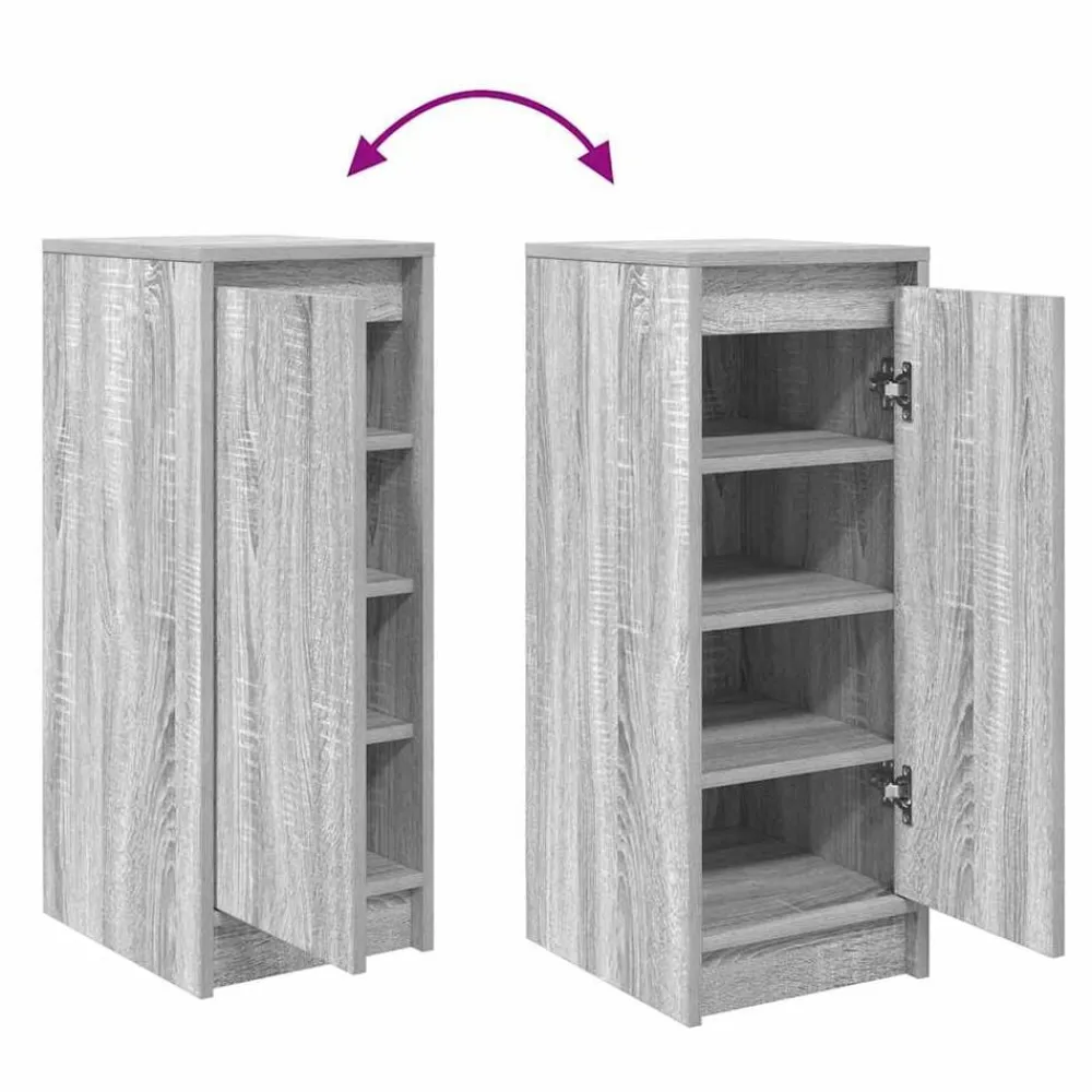 vidaXL Productos Del Hogar-Zapatero 29,5x34x76 cm madera de ingeniería