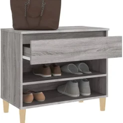 vidaXL Productos Del Hogar-Zapatero madera contrachapada 70x36x60 cm