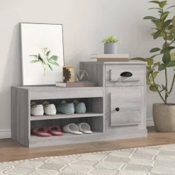 vidaXL Productos Del Hogar-Zapatero madera contrachapada 100x42x60 cm