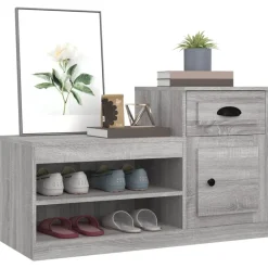 vidaXL Productos Del Hogar-Zapatero madera contrachapada 100x42x60 cm