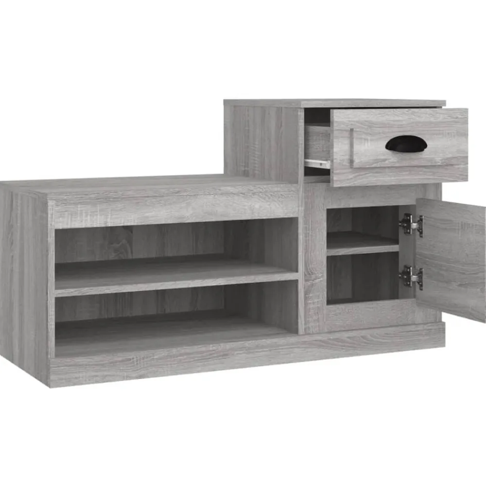 vidaXL Productos Del Hogar-Zapatero madera contrachapada 100x42x60 cm