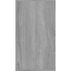 vidaXL Zapatero madera contrachapada 103x30x55 cm Gris sonoma Clearance