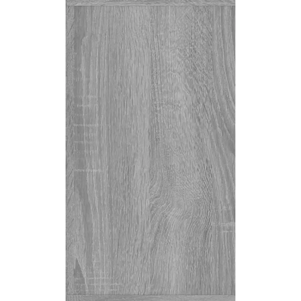 vidaXL Zapatero madera contrachapada 103x30x55 cm Gris sonoma Clearance