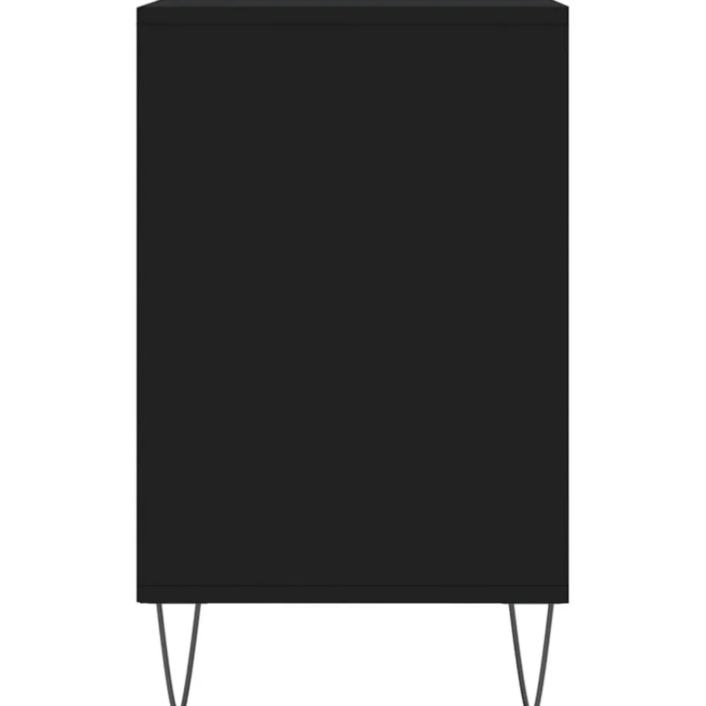 vidaXL Zapatero madera contrachapada 102x36x60 cm Negro Discount