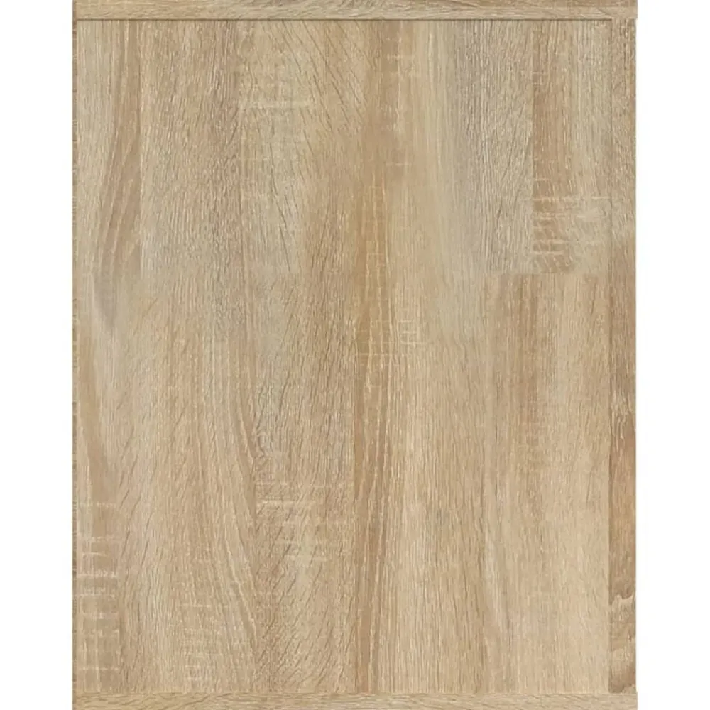 vidaXL Zapatero madera contrachapada 75x35x45 cm Roble Sonoma Best