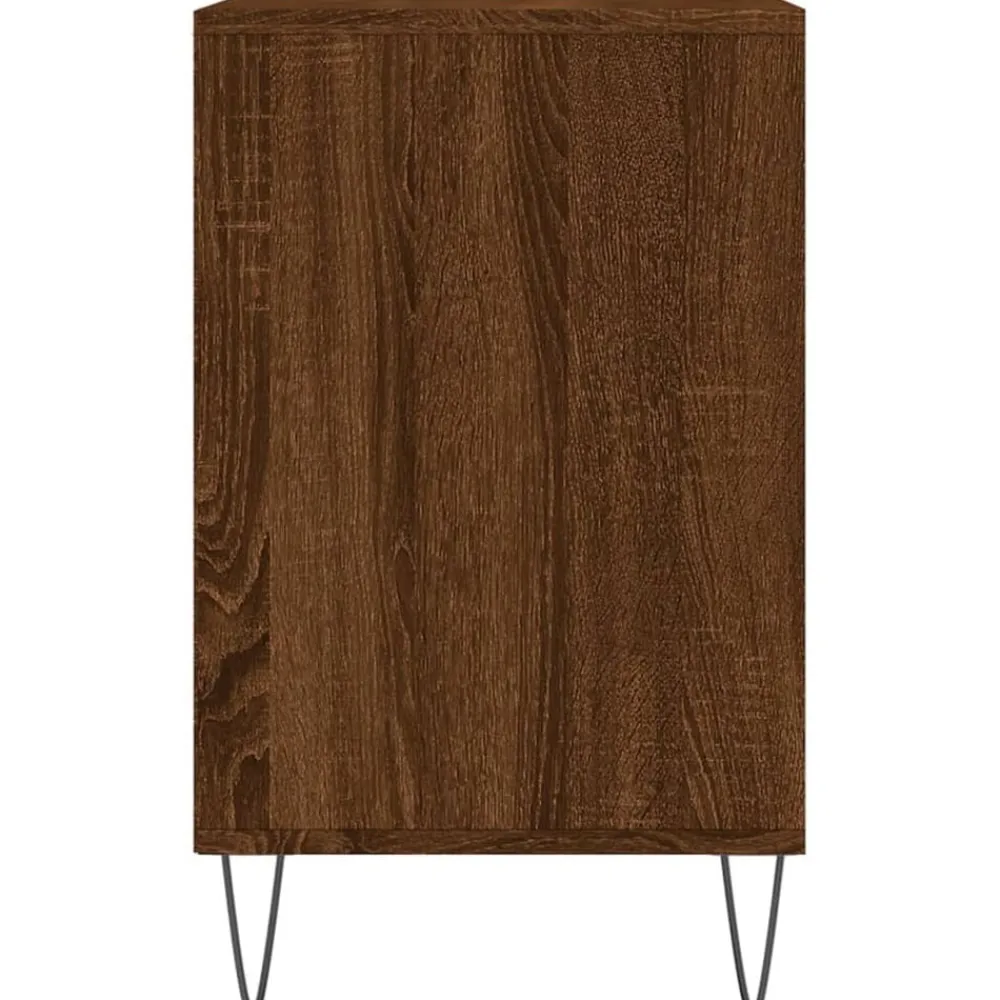 vidaXL Zapatero madera contrachapada roble marrón 102x36x60 cm Marrón roble Discount