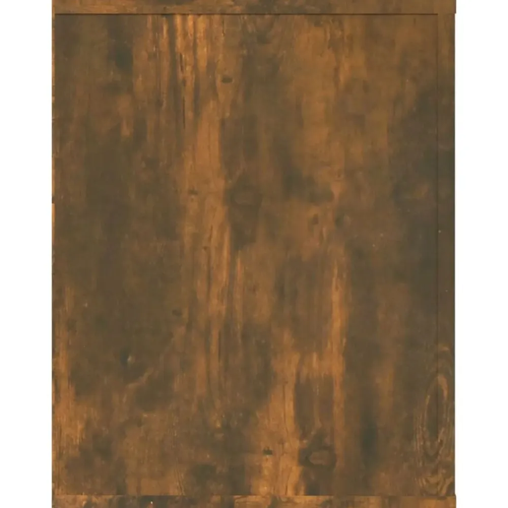 vidaXL Zapatero madera contrachapada 75x35x45 cm Roble ahumado Online