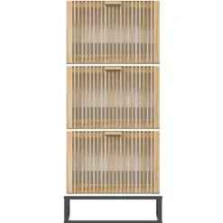 vidaXL Productos Del Hogar-Zapatero madera contrachapada 52x25x120 cm