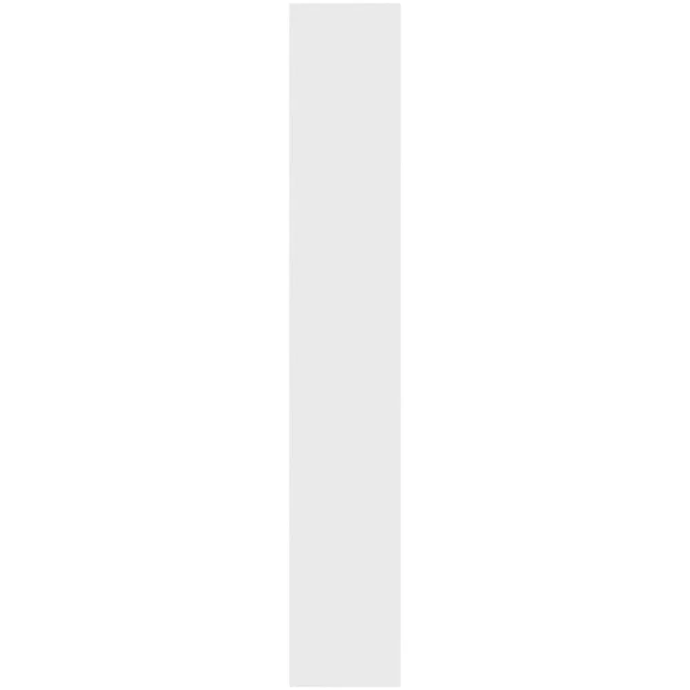 vidaXL Zapatero madera contrachapada blanco brillo 63x24x147 cm Blanco brillante New