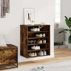 vidaXL Productos Del Hogar-Zapatero madera contrachapada 60x35x70 cm