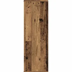 vidaXL Zapatero madera contrachapada madera vieja 54x34x100cm Madera antigua New