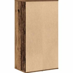 vidaXL Zapatero madera contrachapada madera vieja 54x34x100cm Madera antigua New