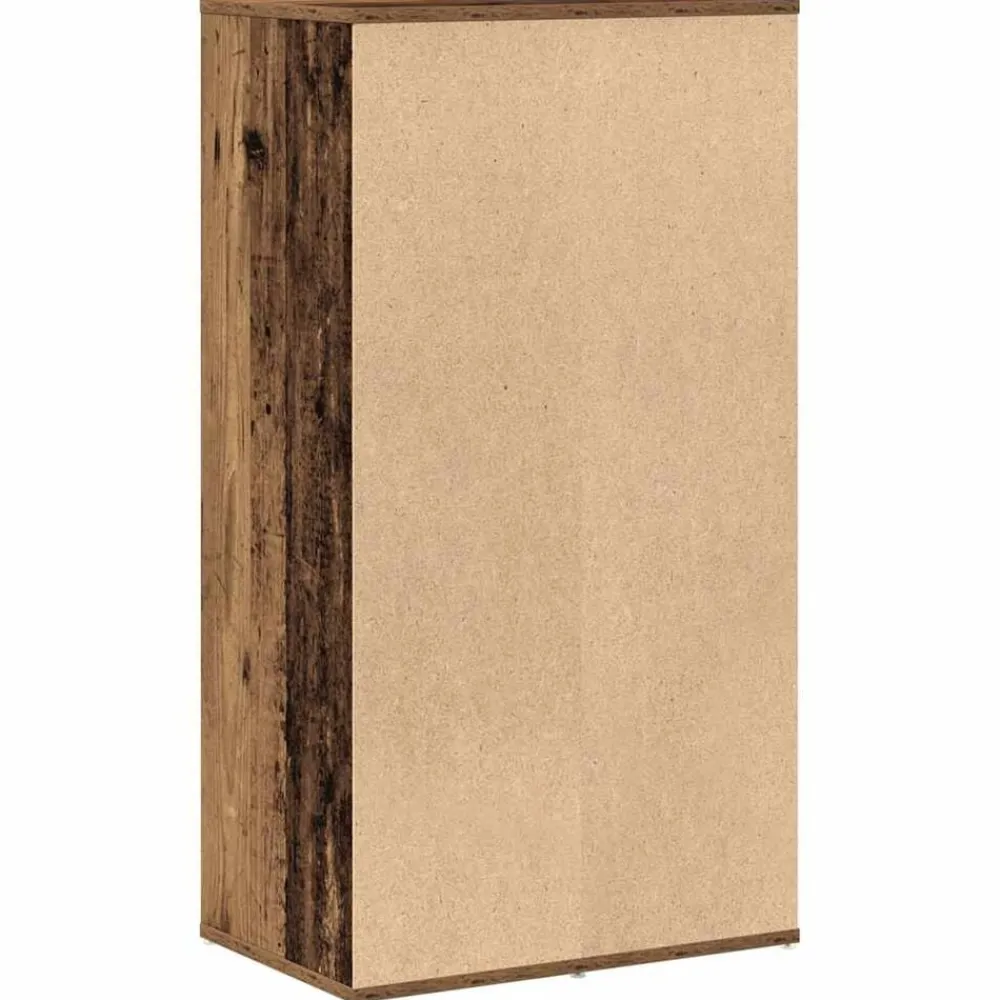 vidaXL Zapatero madera contrachapada madera vieja 54x34x100cm Madera antigua New