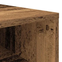 vidaXL Zapatero madera contrachapada madera vieja 54x34x100cm Madera antigua New