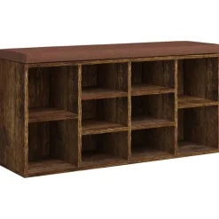 vidaXL Bancos-Zapatero madera contrachapada 103x30x48 cm