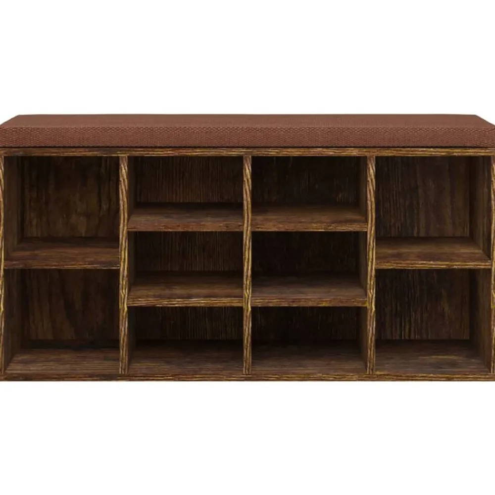 vidaXL Bancos-Zapatero madera contrachapada 103x30x48 cm