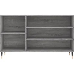 vidaXL Zapatero madera contrachapada 102x36x60 cm Gris sonoma Online
