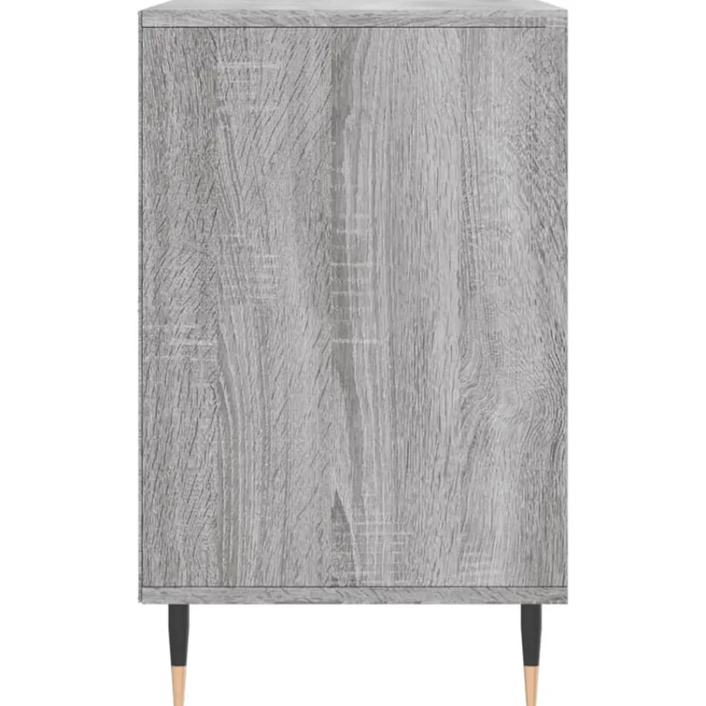 vidaXL Zapatero madera contrachapada 102x36x60 cm Gris sonoma Online