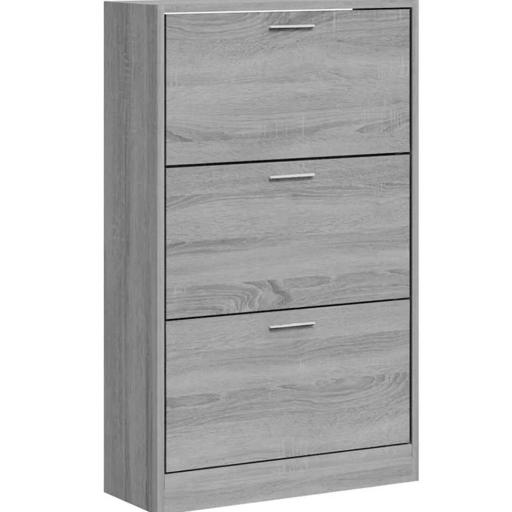 vidaXL Productos Del Hogar-Zapatero madera contrachapada 63x24x103 cm