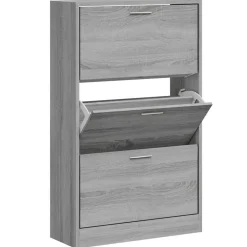 vidaXL Productos Del Hogar-Zapatero madera contrachapada 63x24x103 cm
