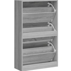 vidaXL Productos Del Hogar-Zapatero madera contrachapada 63x24x103 cm