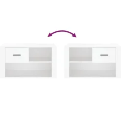 vidaXL Productos Del Hogar-Zapatero madera contrachapada 80x35x45 cm