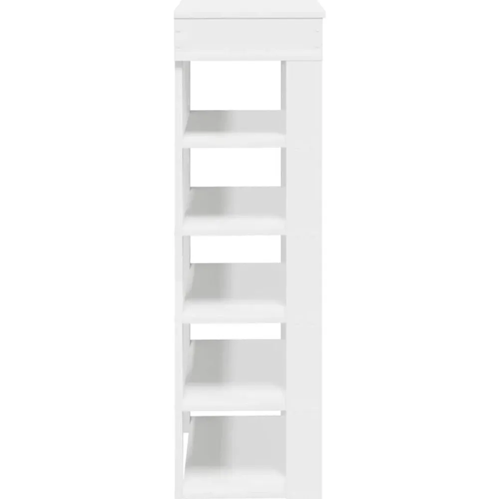 vidaXL Zapatero madera contrachapada 60x30x98 cm Blanco Online