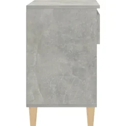 vidaXL Zapatero madera contrachapada gris hormigón 70x36x60 cm Gris hormigón Discount