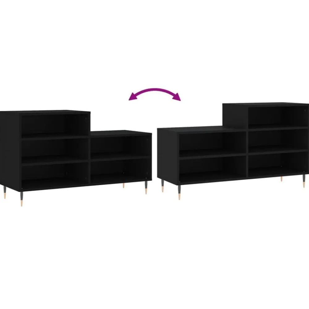 vidaXL Productos Del Hogar-Zapatero madera contrachapada 102x36x60 cm