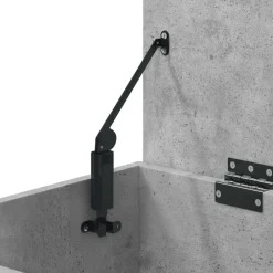 vidaXL Zapatero madera contrachapada gris hormigón 60x30x45 cm Gris hormigón Clearance