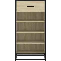 vidaXL Productos Del Hogar-Zapatero madera contrachapada 48x38x97,5 cm