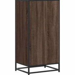 vidaXL Productos Del Hogar-Zapatero madera contrachapada roble marrón 48x38x97,5 cm