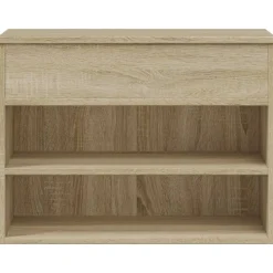 vidaXL Zapatero madera contrachapada 60x30x45 cm Roble Sonoma Sale
