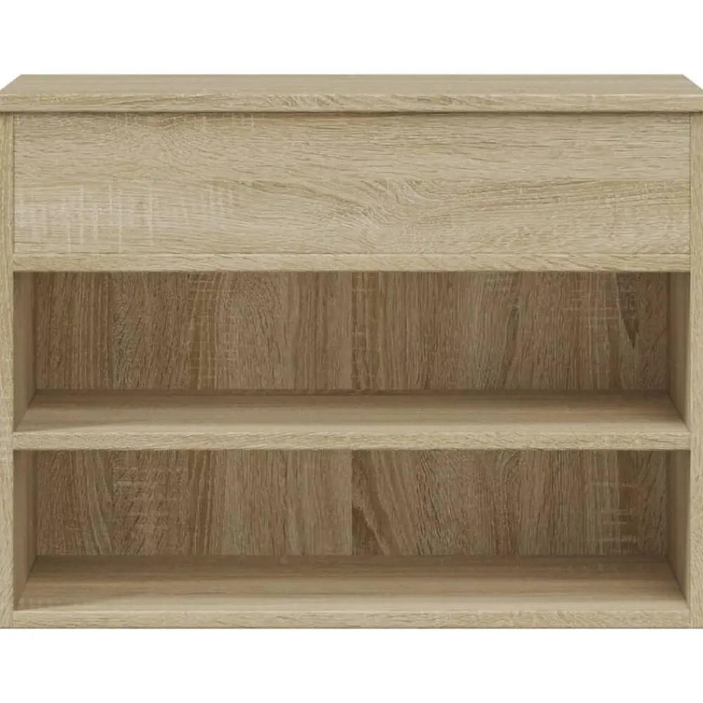 vidaXL Zapatero madera contrachapada 60x30x45 cm Roble Sonoma Sale