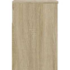 vidaXL Zapatero madera contrachapada 60x30x45 cm Roble Sonoma Sale