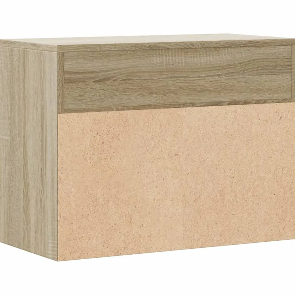 vidaXL Zapatero madera contrachapada 60x30x45 cm Roble Sonoma Sale