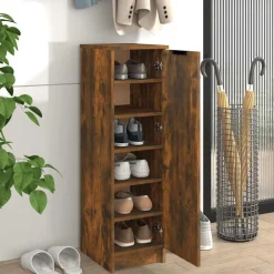 vidaXL Productos Del Hogar-Zapatero madera contrachapada 30x35x100 cm