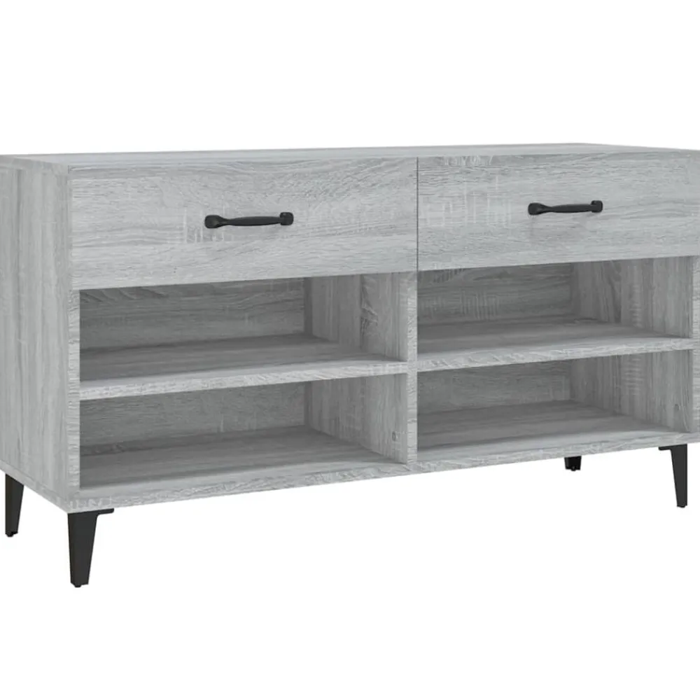 vidaXL Productos Del Hogar-Zapatero madera contrachapada 102x35x55 cm
