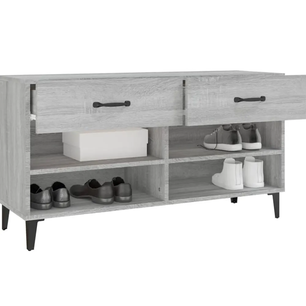 vidaXL Productos Del Hogar-Zapatero madera contrachapada 102x35x55 cm