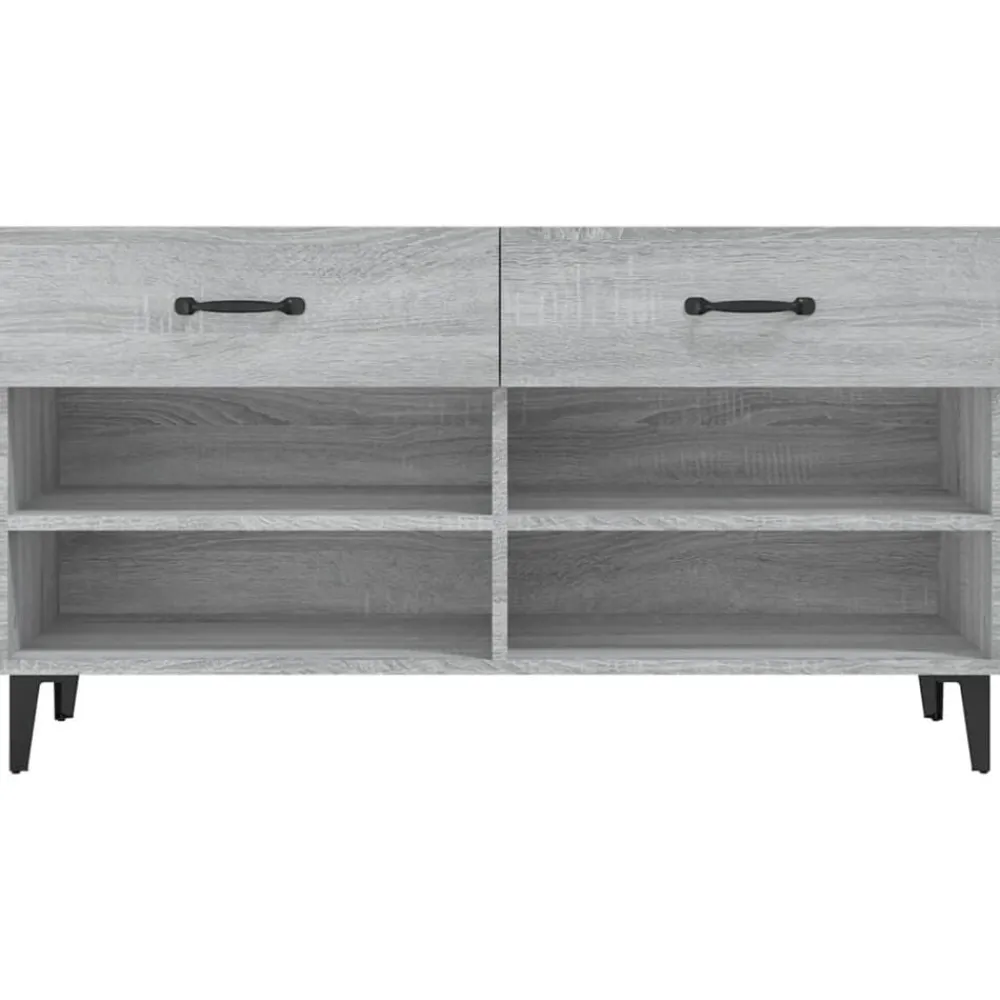 vidaXL Productos Del Hogar-Zapatero madera contrachapada 102x35x55 cm